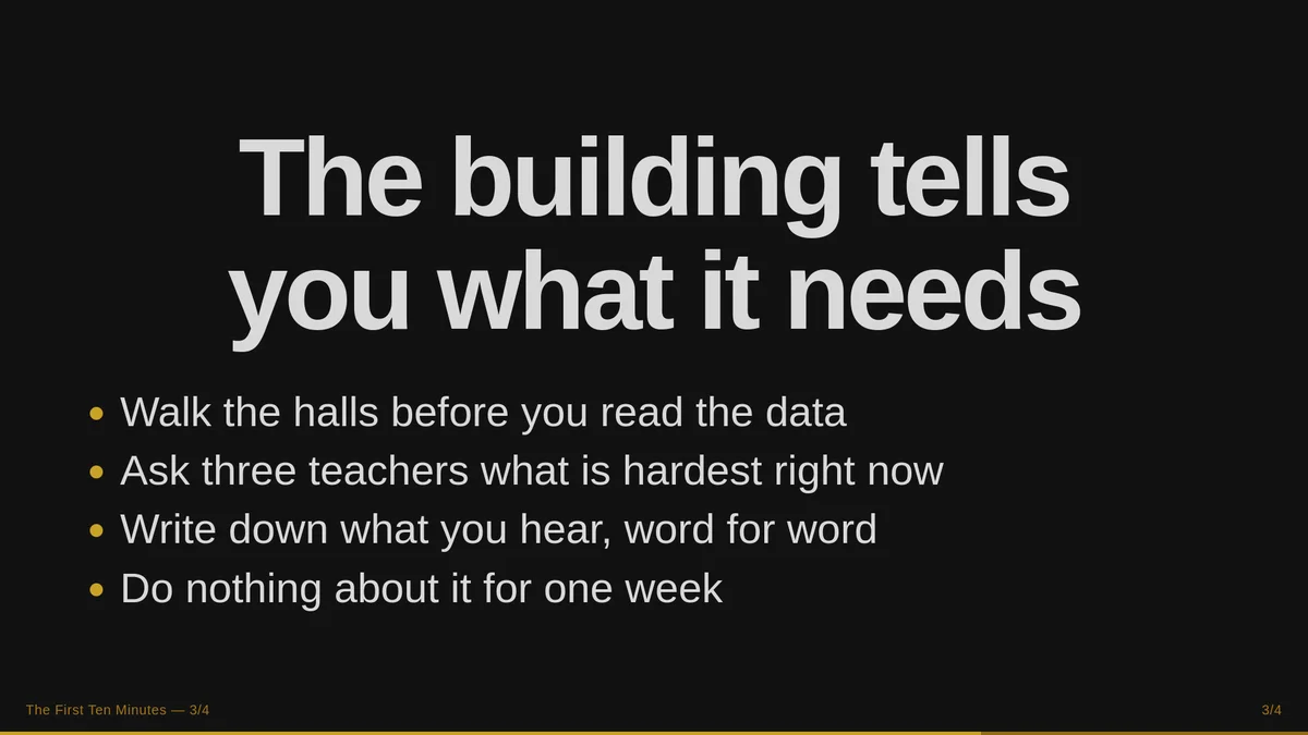 The same slide rendered in the Gold Rush theme: black background, gold accents.